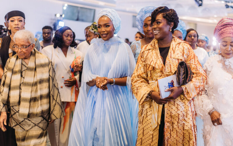Dr. Adaeze Oreh arriving at a formal ceremony