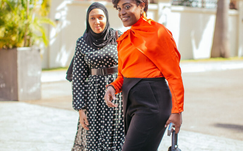 Dr. Adaeze Oreh arriving at a professional engagement